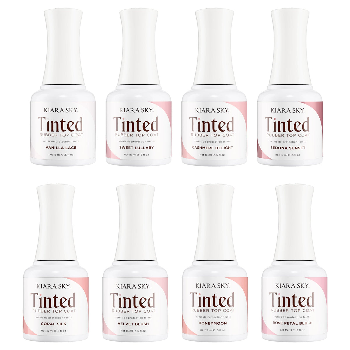 Kiara Sky Tinted Rubber Top Coat collection