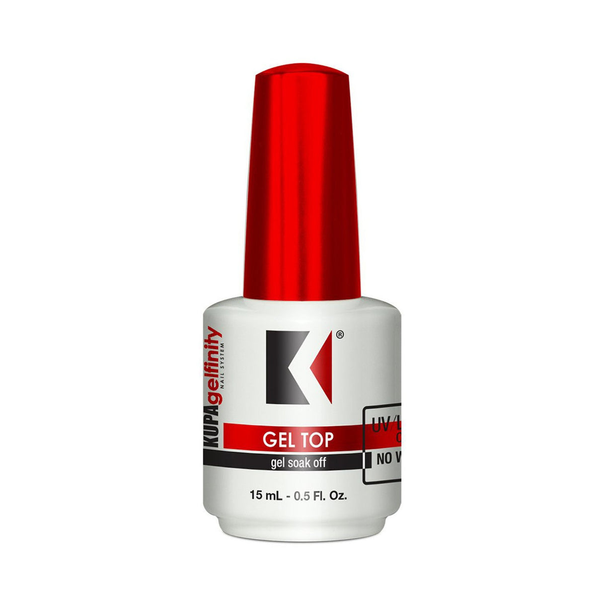 Kupa LED/UV Gel Top Coat No-Wipe 0.5 oz