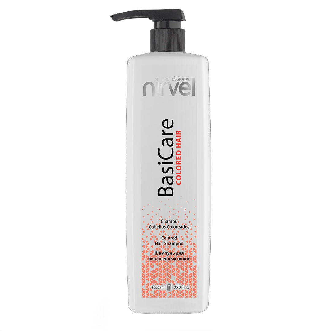 Nirvel BasiCare Colored Hair Shampoo Nourishing Color Protection on white background