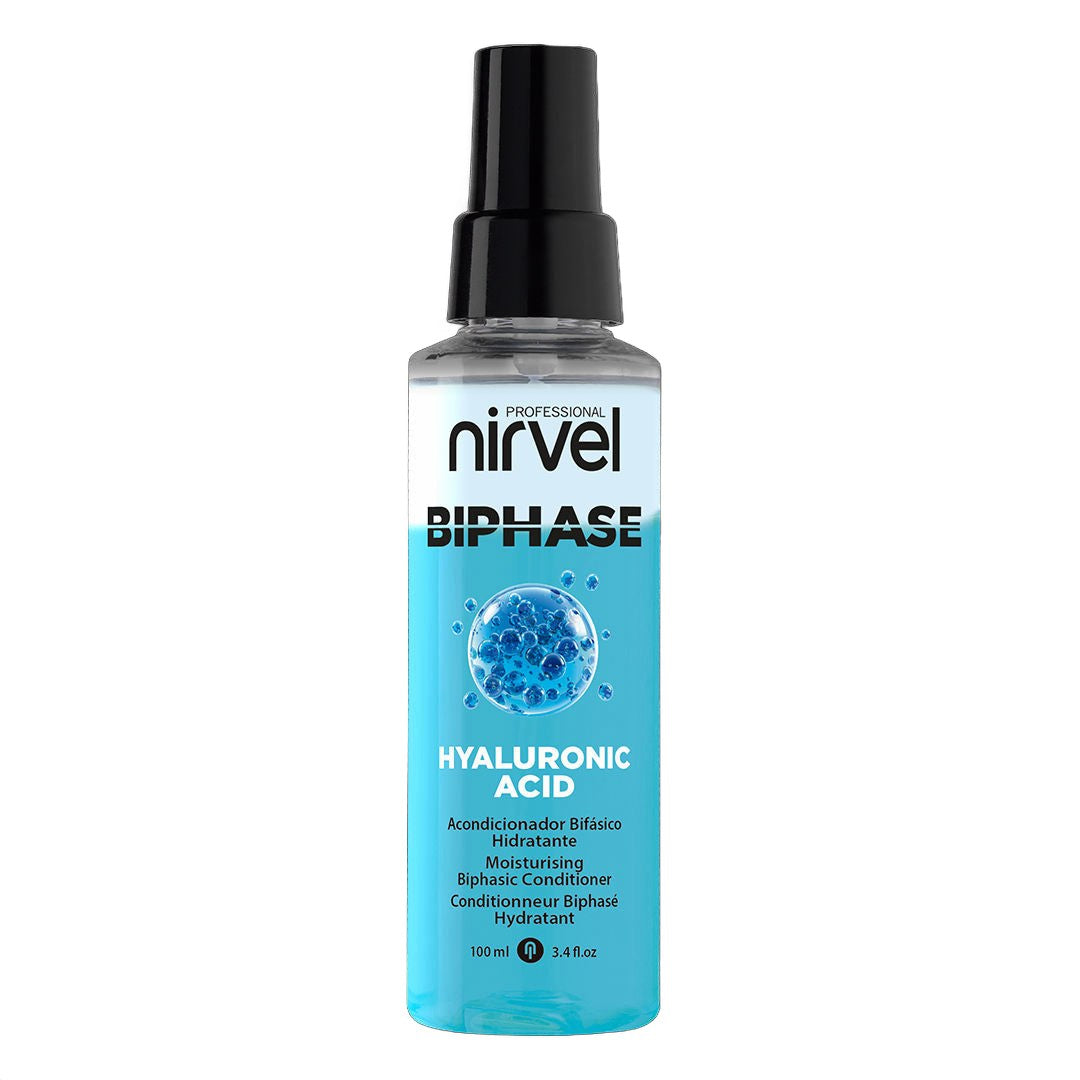 Nirvel Professional Biphase Hyaluronic Acid Leave-in Conditioner on white background