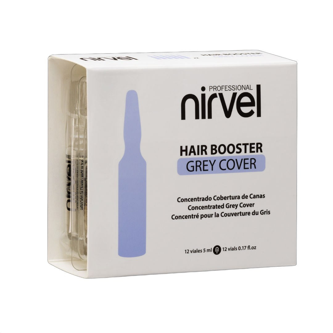 Nirvel Professional Hair Booster Grey Cover Concentrated Treatment on white background