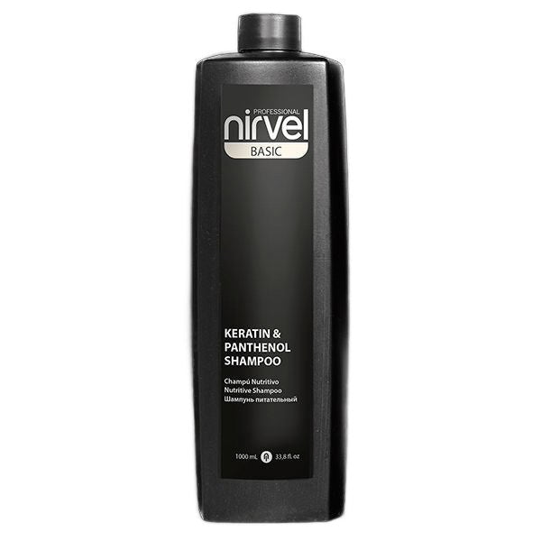 Nirvel Professional Keratin & Panthenol Nutritive Hair Shampoo on white background