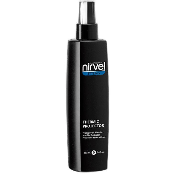Nirvel Professional Thermic Protector Hair Heat Shield Spray 250ml on white background