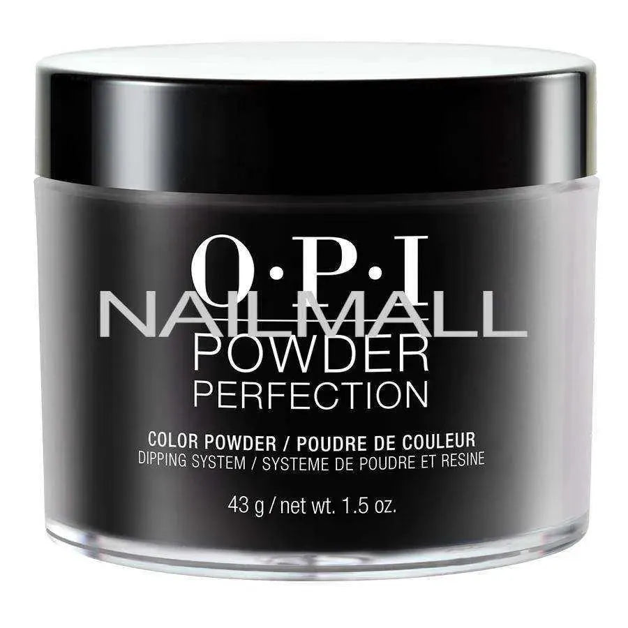 OPI Powder Perfection Black Onyx DPT02 dip powder 1.5 oz jar