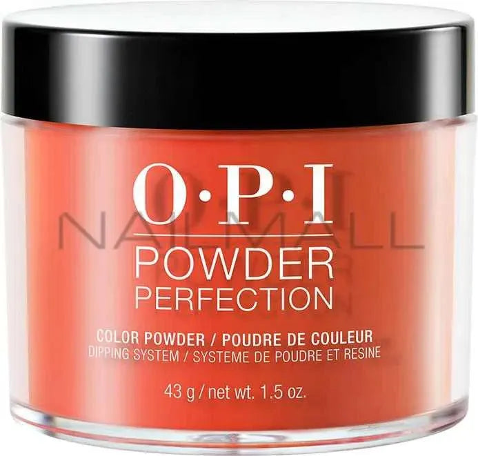 OPI Suzi Needs a Loch-smith dip powder nail swatch