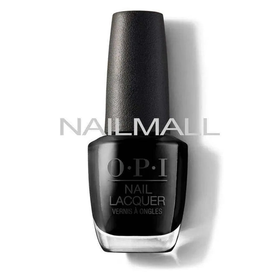 OPI Nail Lacquer Black Onyx 0.5 oz NLT02
