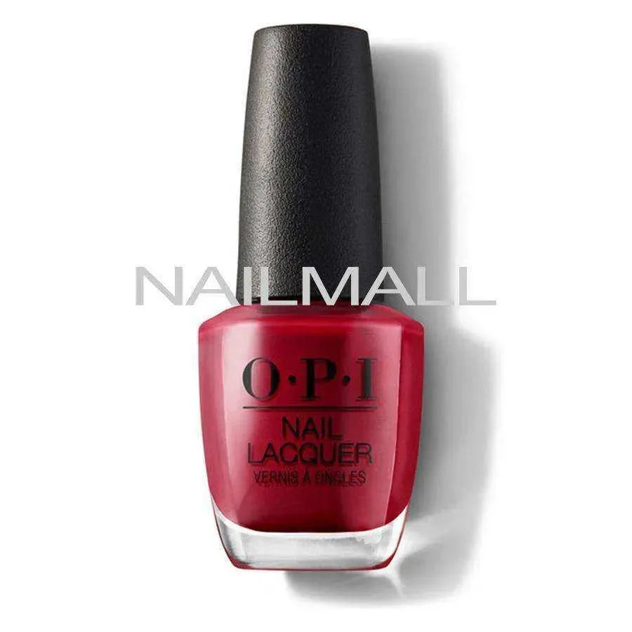 OPI Nail Lacquer OPI Red 0.5 oz NLL72