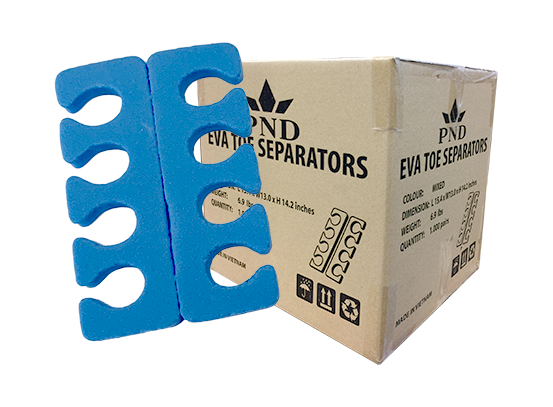 PND EVA Toe Separators case of 1000 pairs