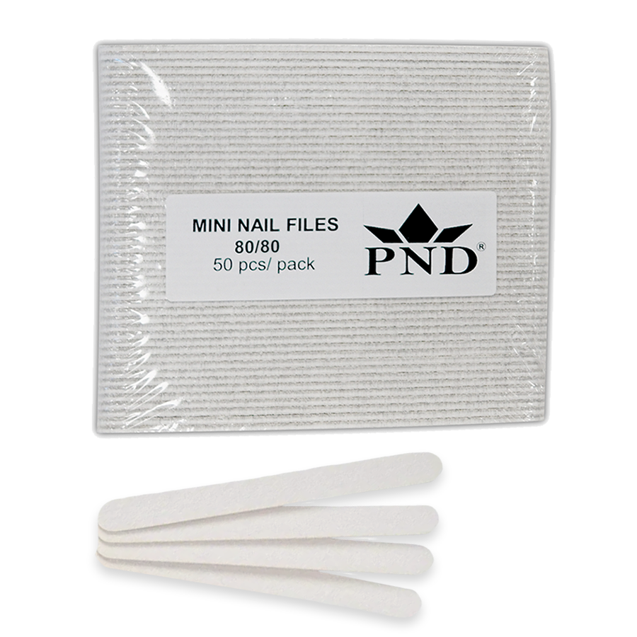 PND Manicure Files Plastic Center White