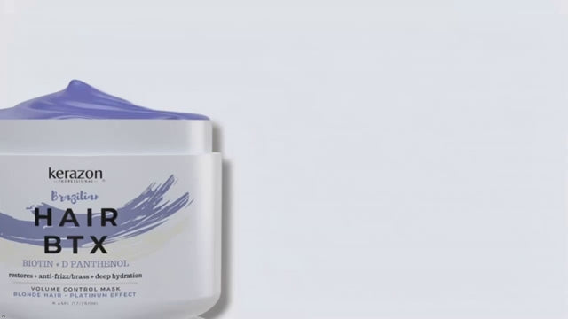 Load video: Inoar Blends Mask Moisturizing Hair Treatment With Vitamin C And Argan Oil 17.64 fl oz