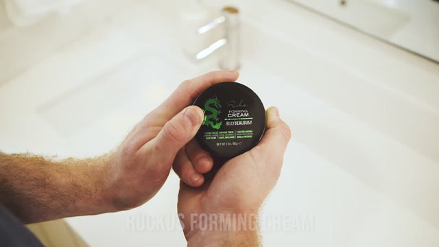 Load video: Rolda Black Hair Gel for Men Medium Hold with Activated Charcoal 17.6 oz