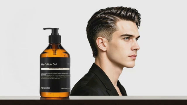 Load video: L’EVO PROFESSIONAL Black Styling Gel for Men 17.63 oz