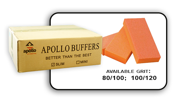 Slim Buffer 2-Way Orange White 80/100 case